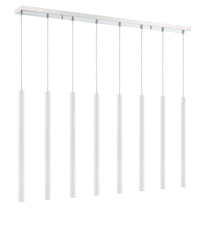 Forest LED 8 Light Linear Chandelier Chrome