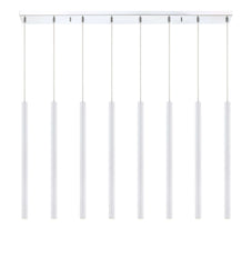Forest LED 8 Light Linear Chandelier Chrome