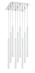 Forest LED 9 Light Chandelier Chrome