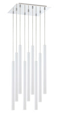 Forest LED 9 Light Chandelier Chrome