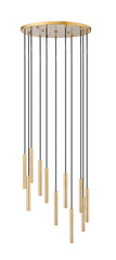 Forest LED 11 Light Chandelier Modern Gold