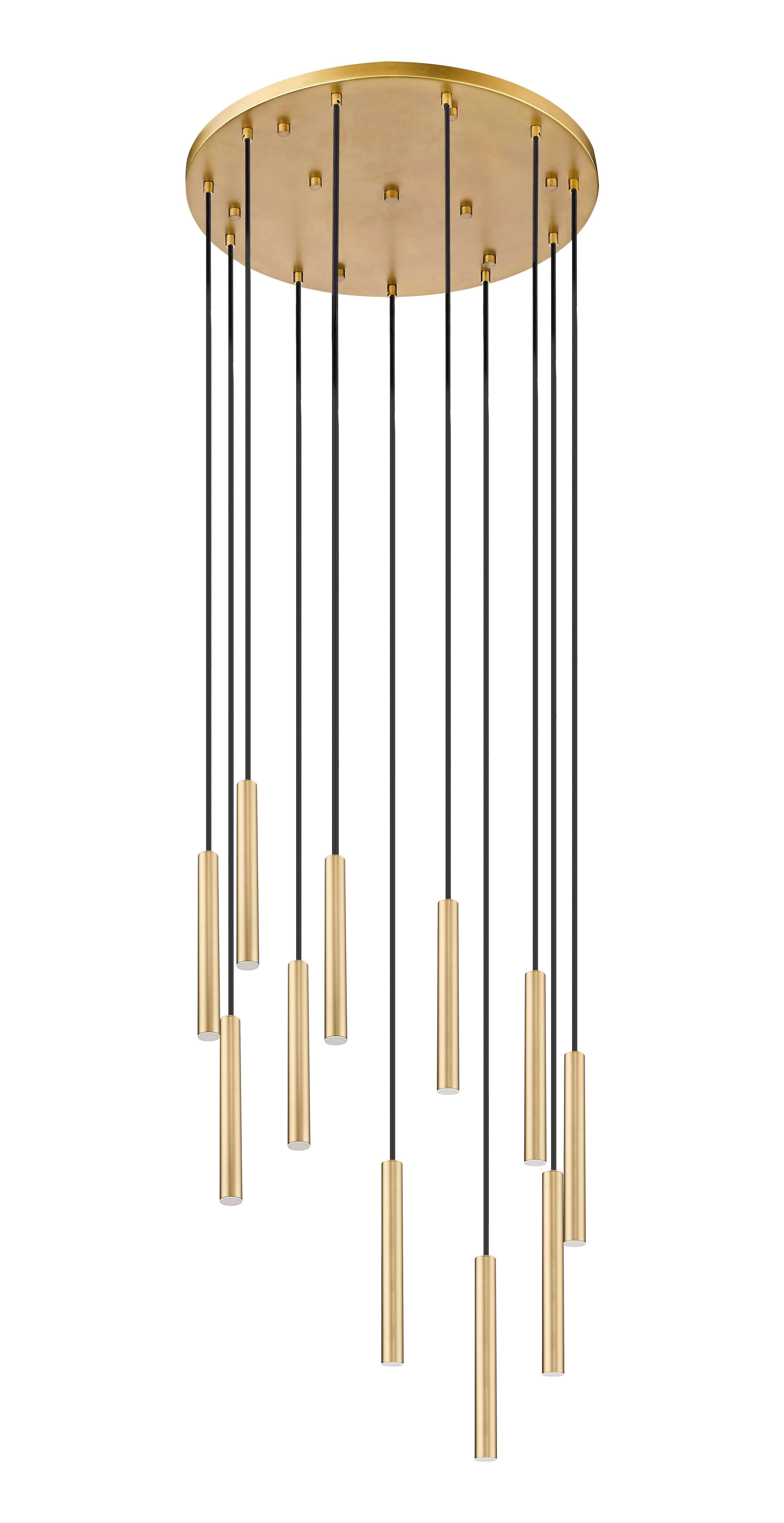 Forest LED 11 Light Chandelier Modern Gold
