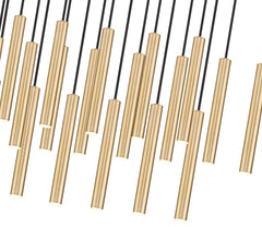 Forest LED 23 Light Linear Chandelier Modern Gold