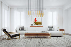 Forest LED 23 Light Linear Chandelier Modern Gold