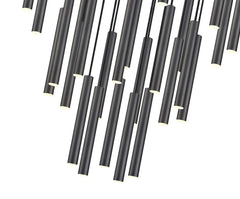 Forest LED 27 Light Chandelier Matte Black