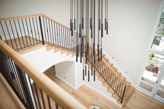 Forest LED 27 Light Chandelier Matte Black