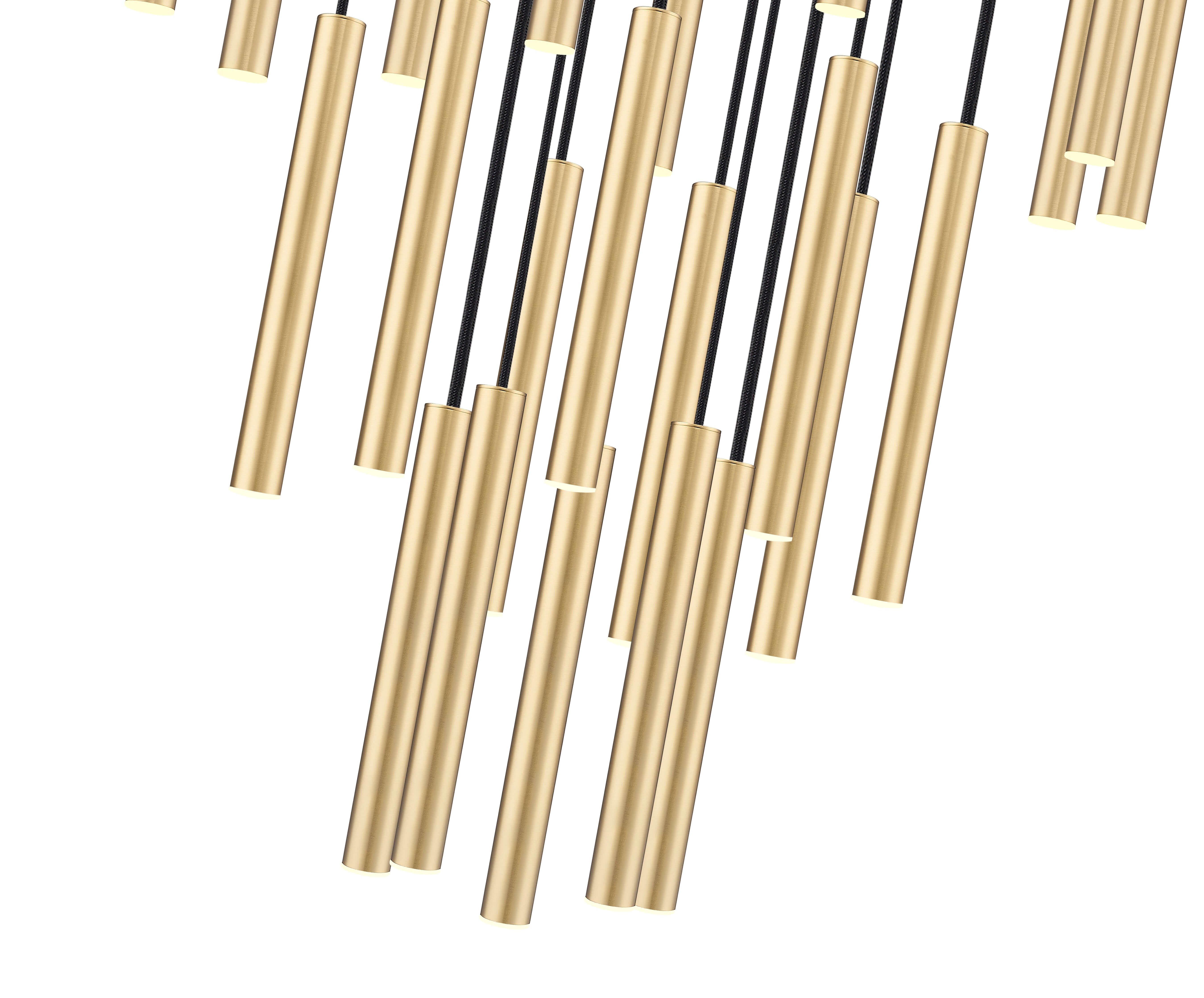 Forest LED 27 Light Chandelier Modern Gold