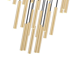 Forest LED 27 Light Chandelier Modern Gold