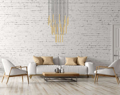 Forest LED 27 Light Chandelier Modern Gold
