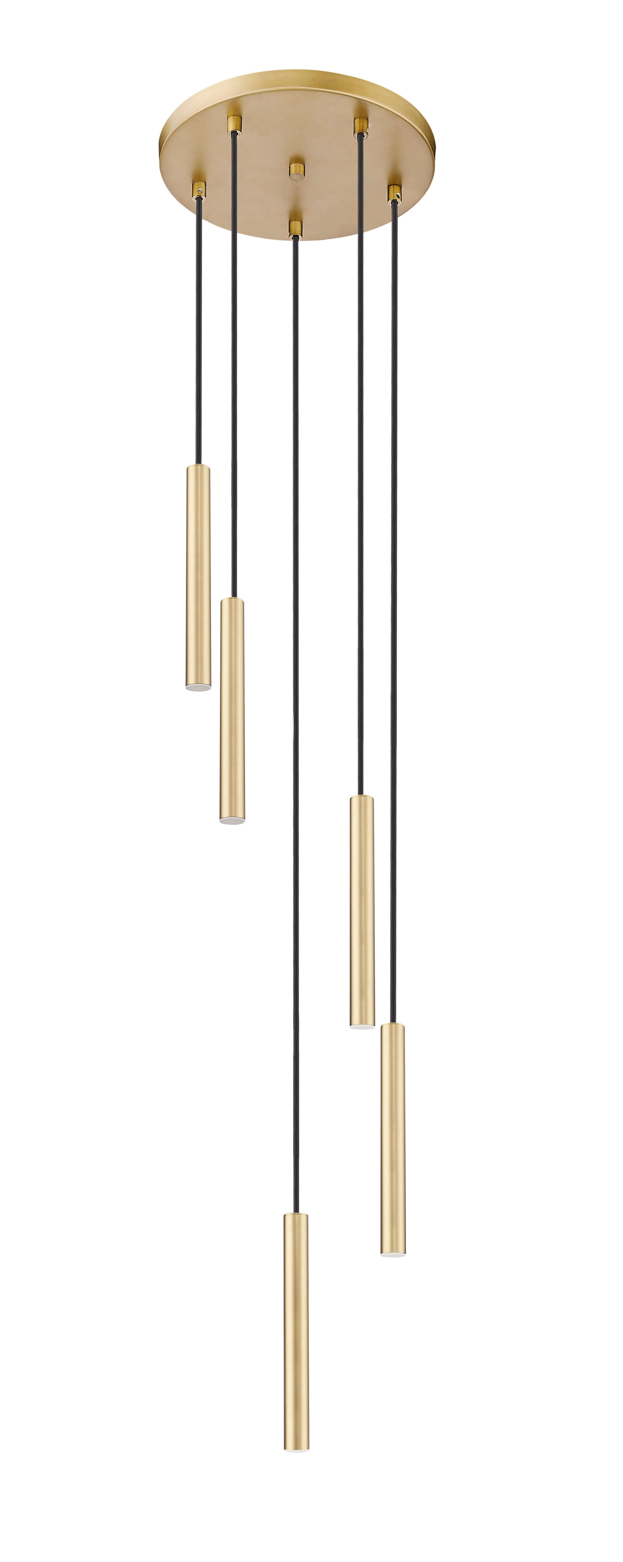 Forest LED 5 Light Chandelier Modern Gold