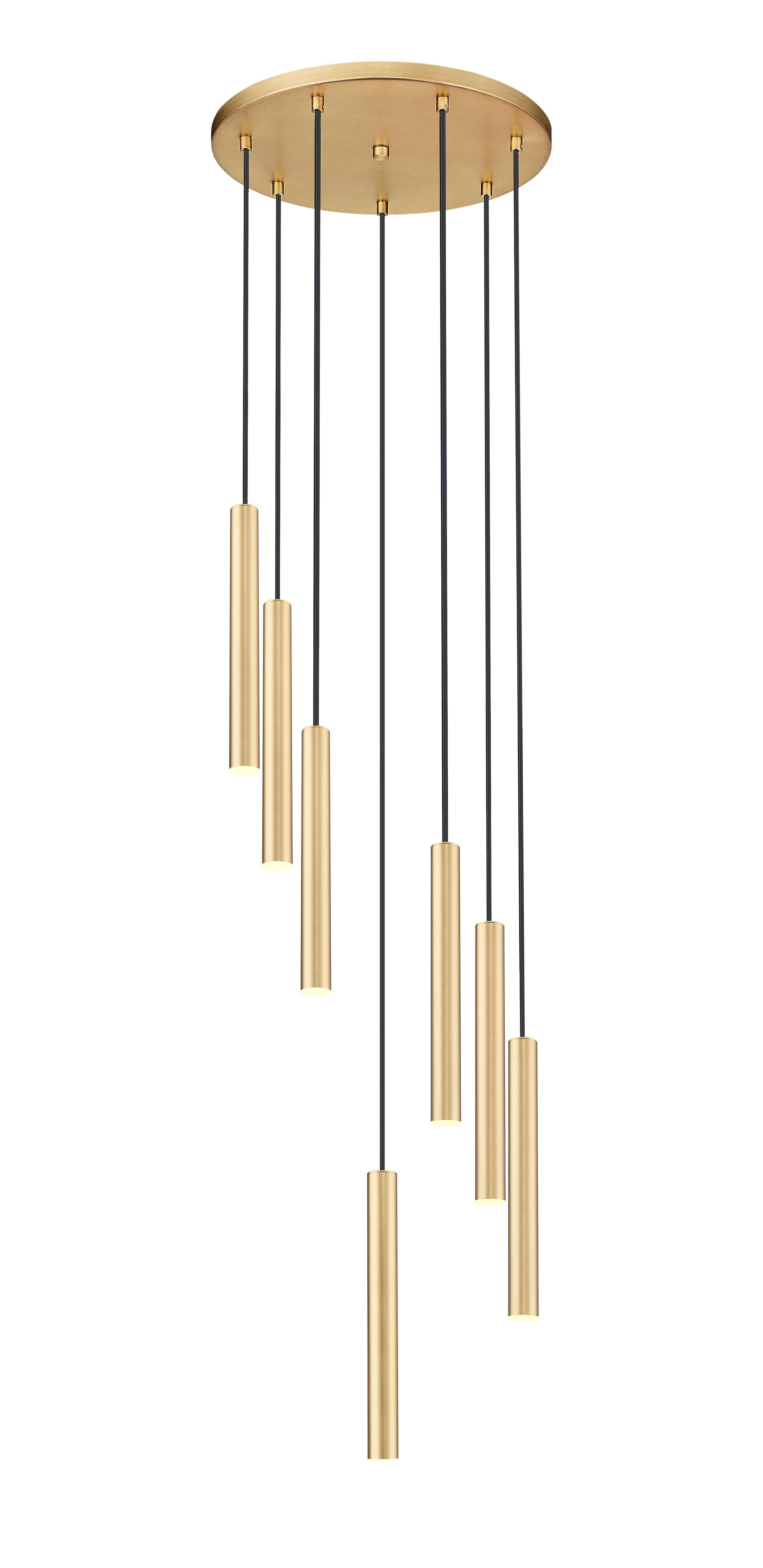 Forest LED 7 Light Chandelier Modern Gold