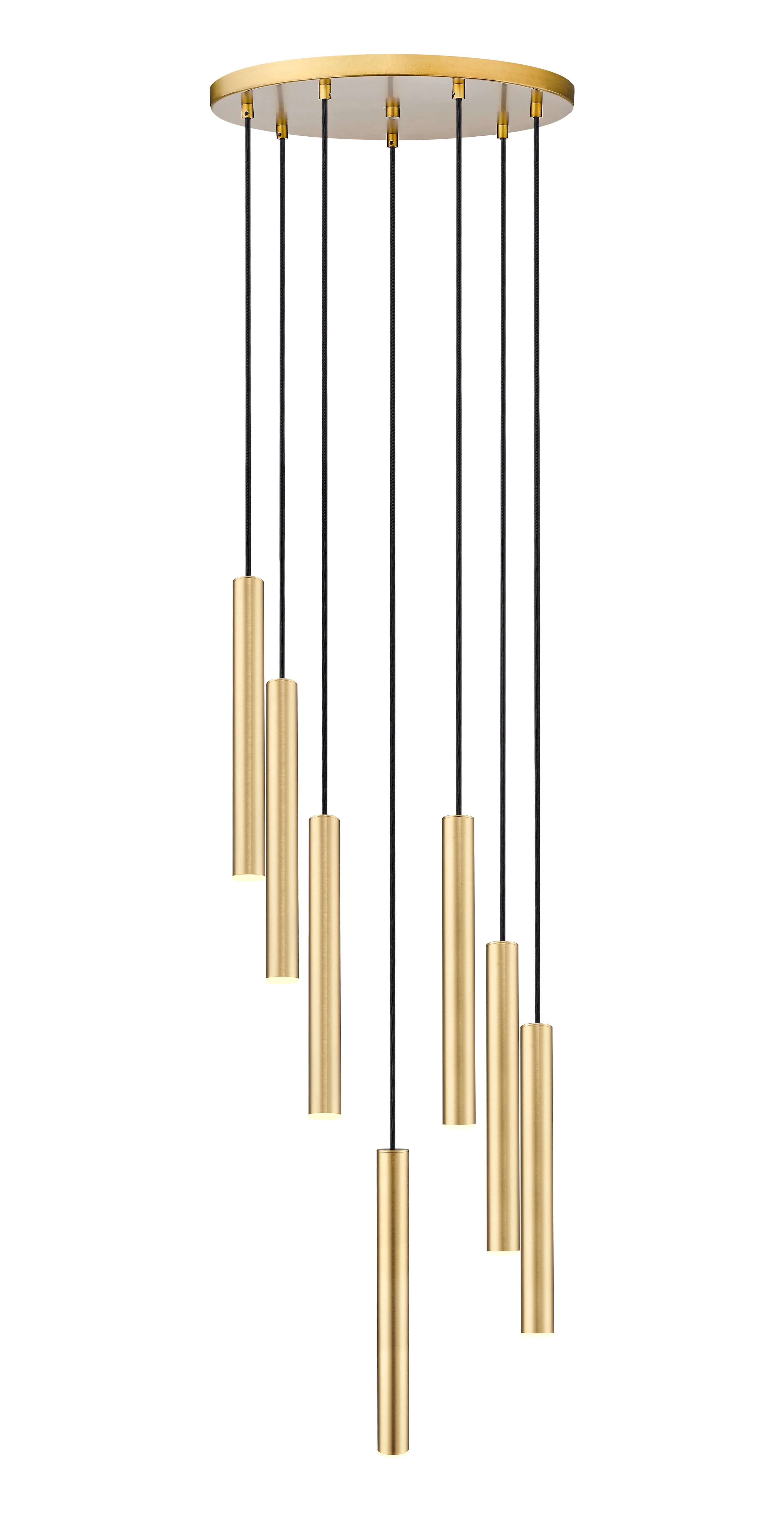 Forest LED 7 Light Chandelier Modern Gold