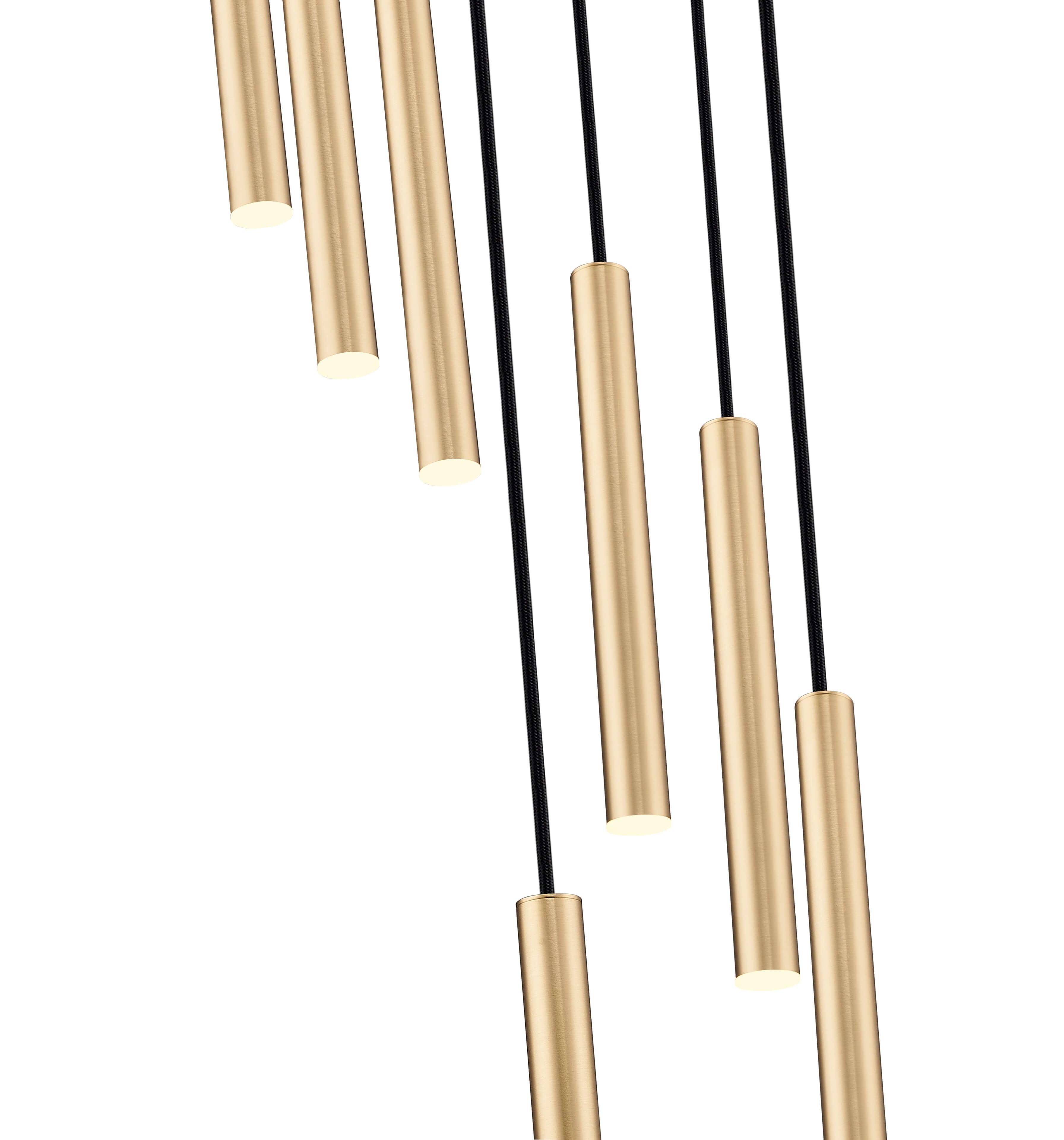 Forest LED 7 Light Chandelier Modern Gold