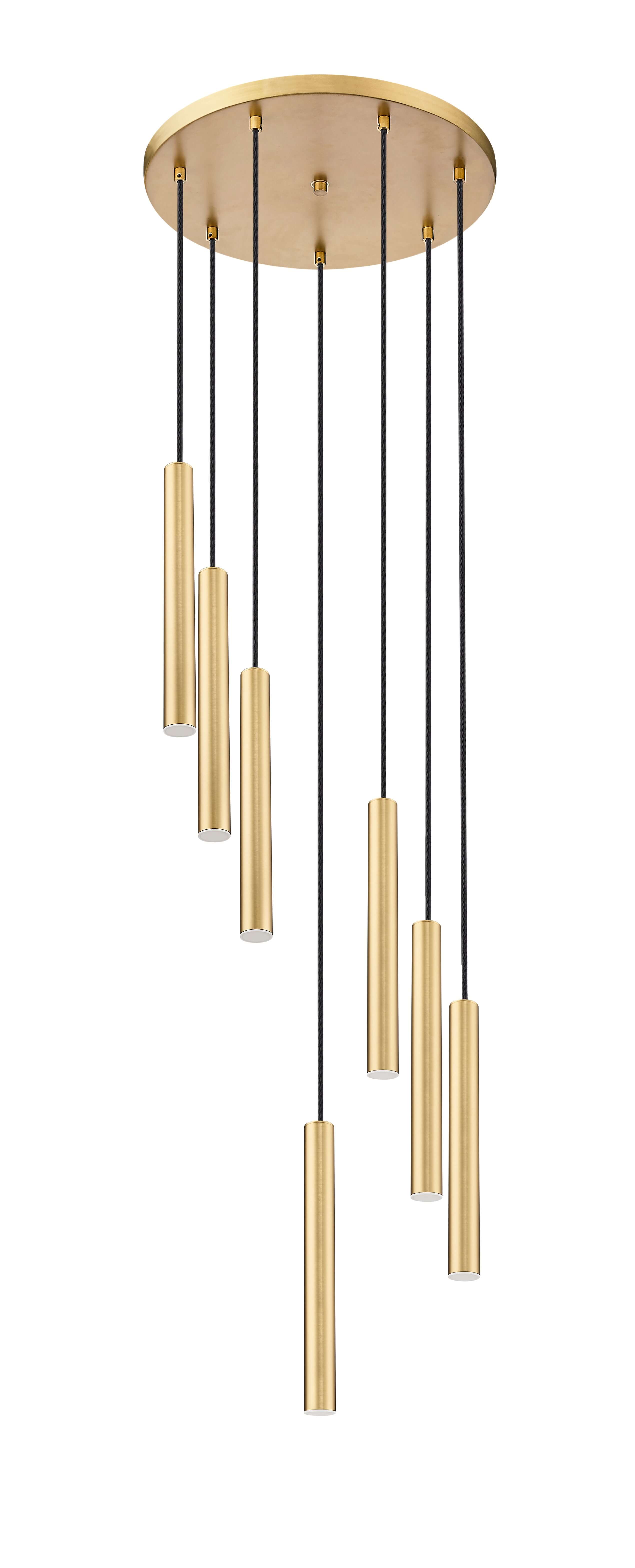 Forest LED 7 Light Chandelier Modern Gold