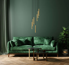 Forest LED 7 Light Chandelier Modern Gold