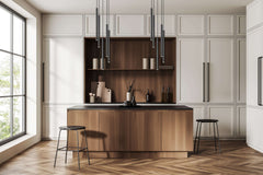 Forest LED 5 Light Chandelier Matte Black