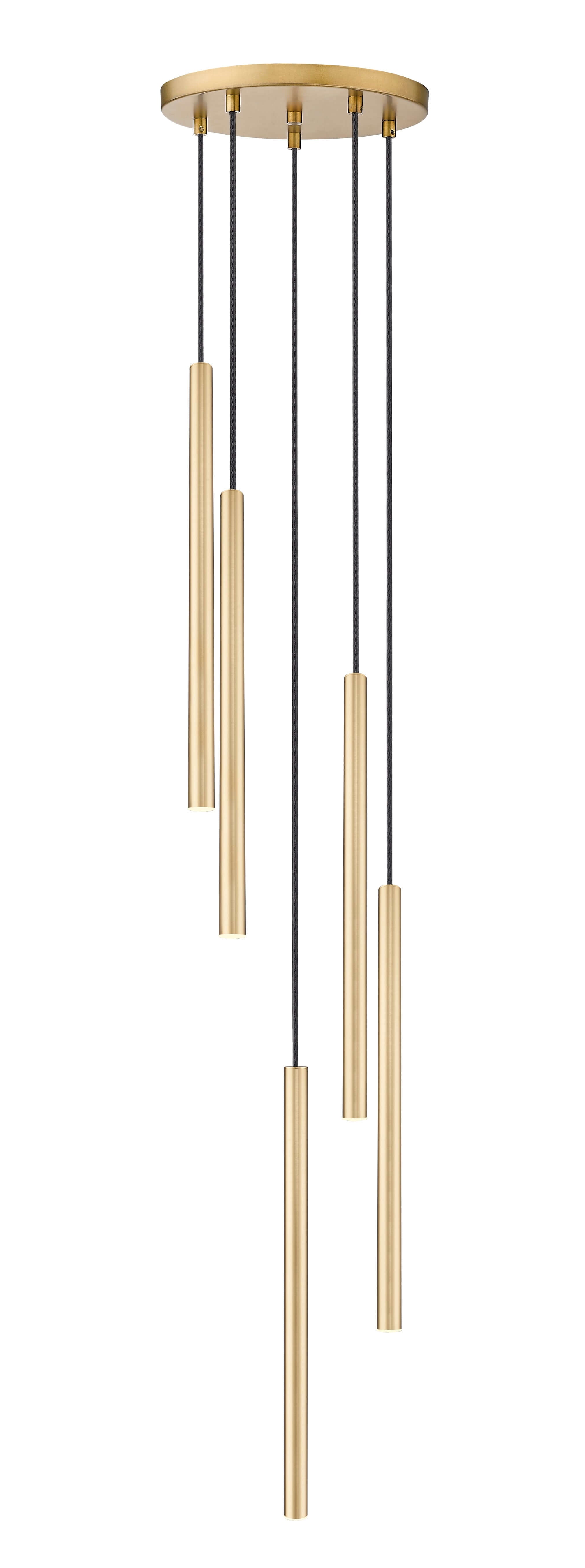 Forest LED 5 Light Chandelier Modern Gold
