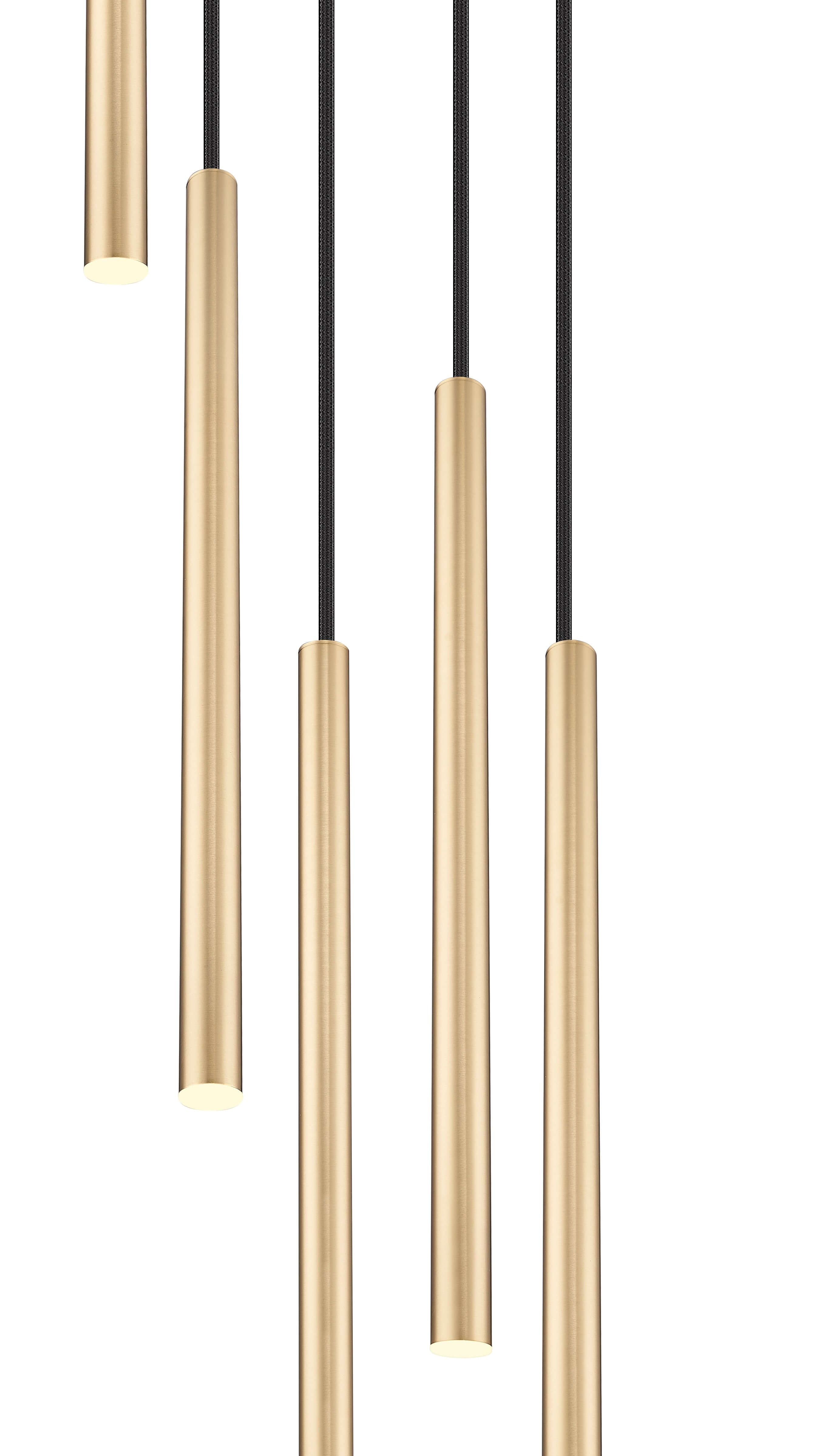Forest LED 5 Light Chandelier Modern Gold