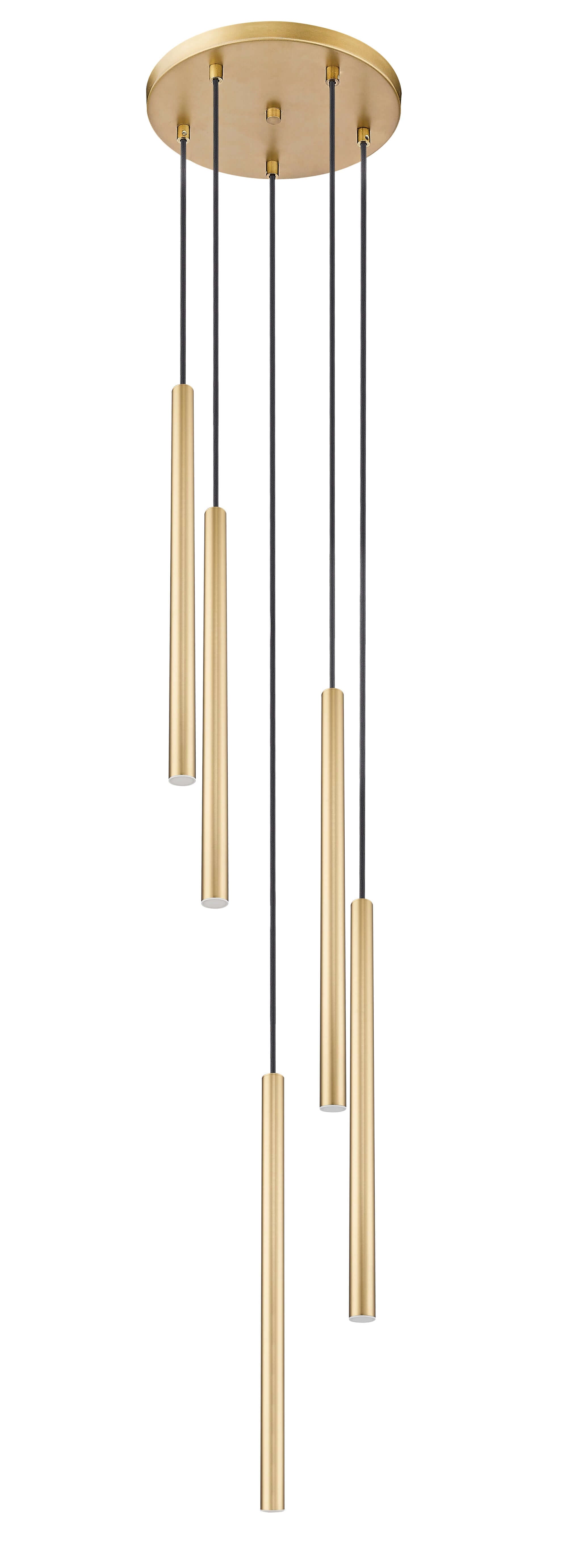 Forest LED 5 Light Chandelier Modern Gold
