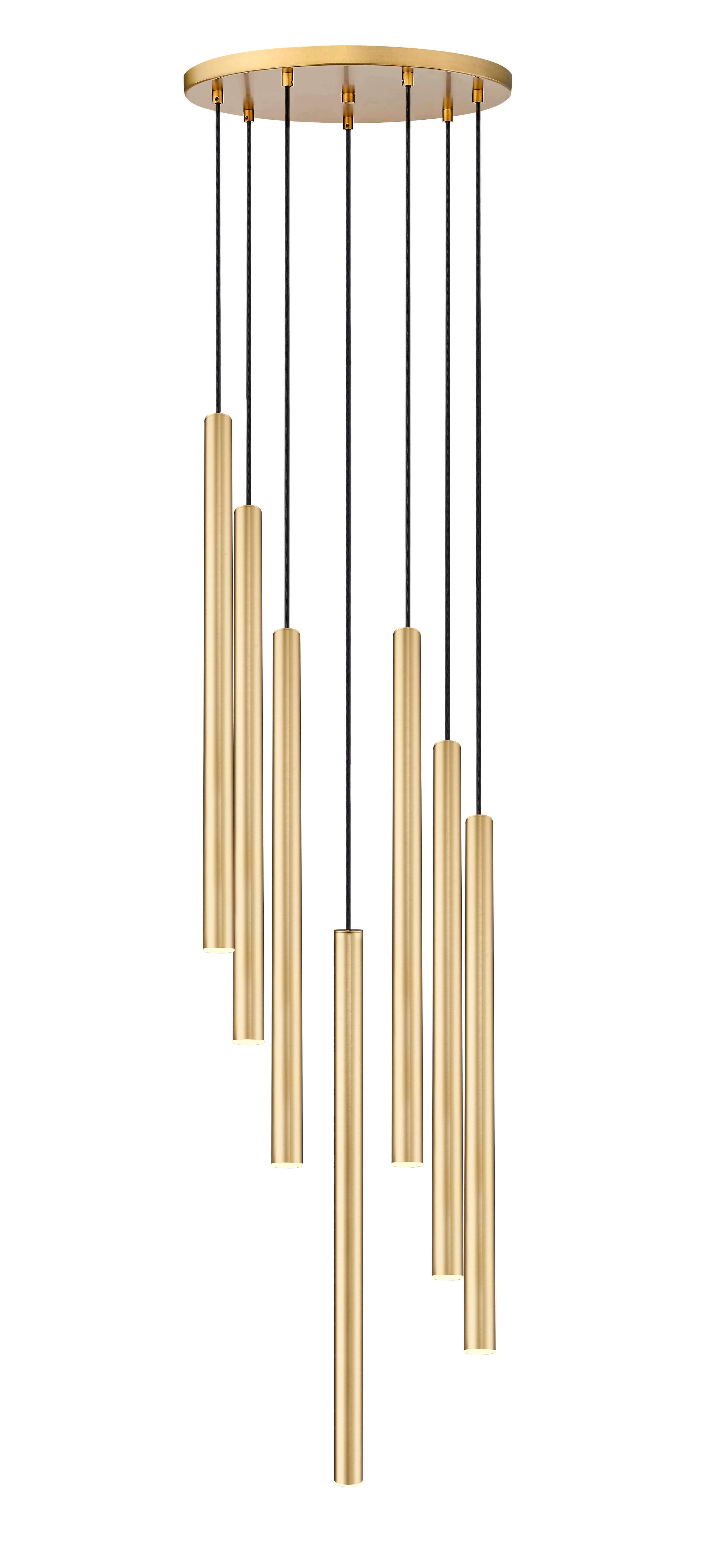 Forest LED 7 Light Chandelier Modern Gold