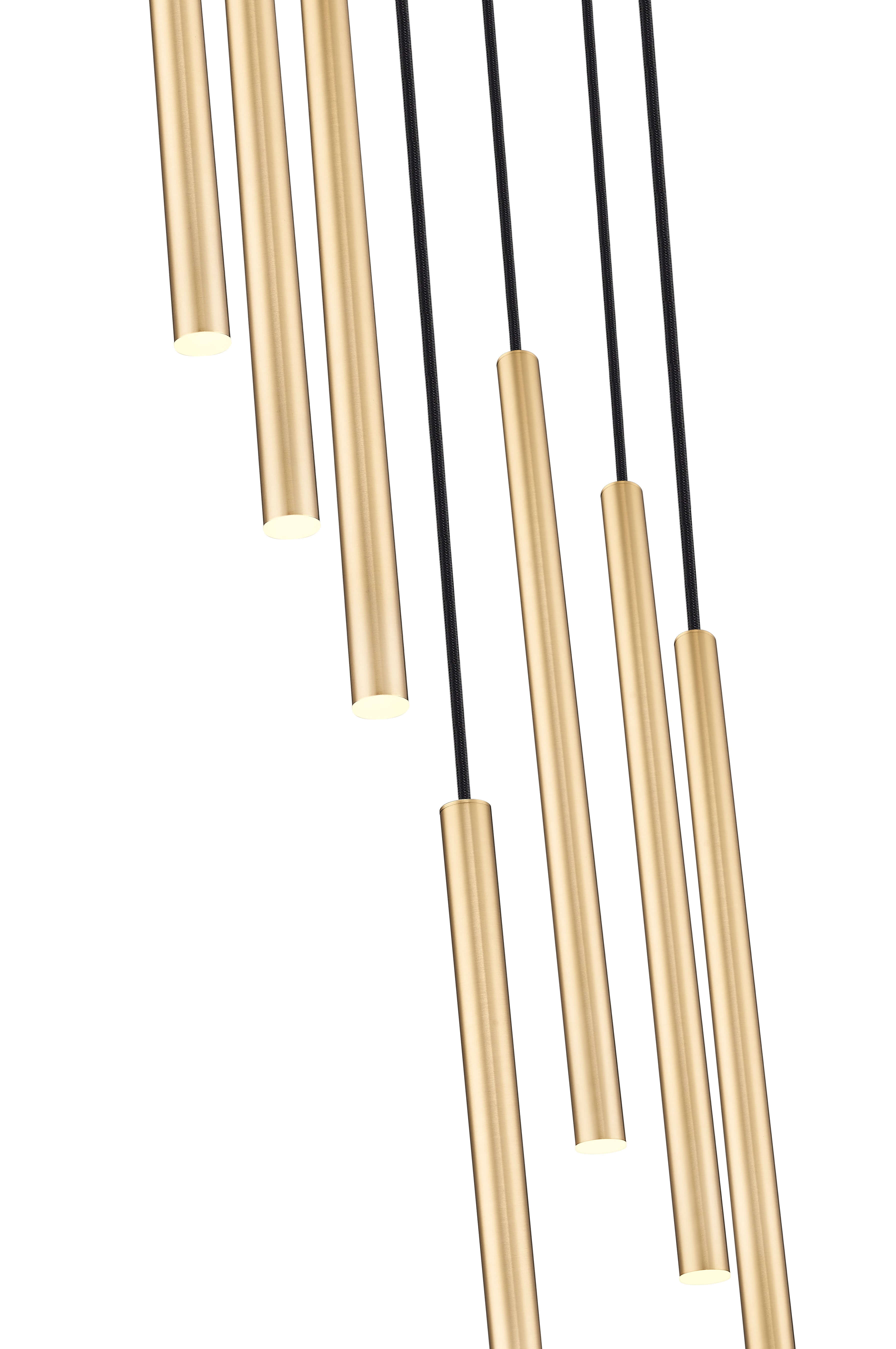 Forest LED 7 Light Chandelier Modern Gold