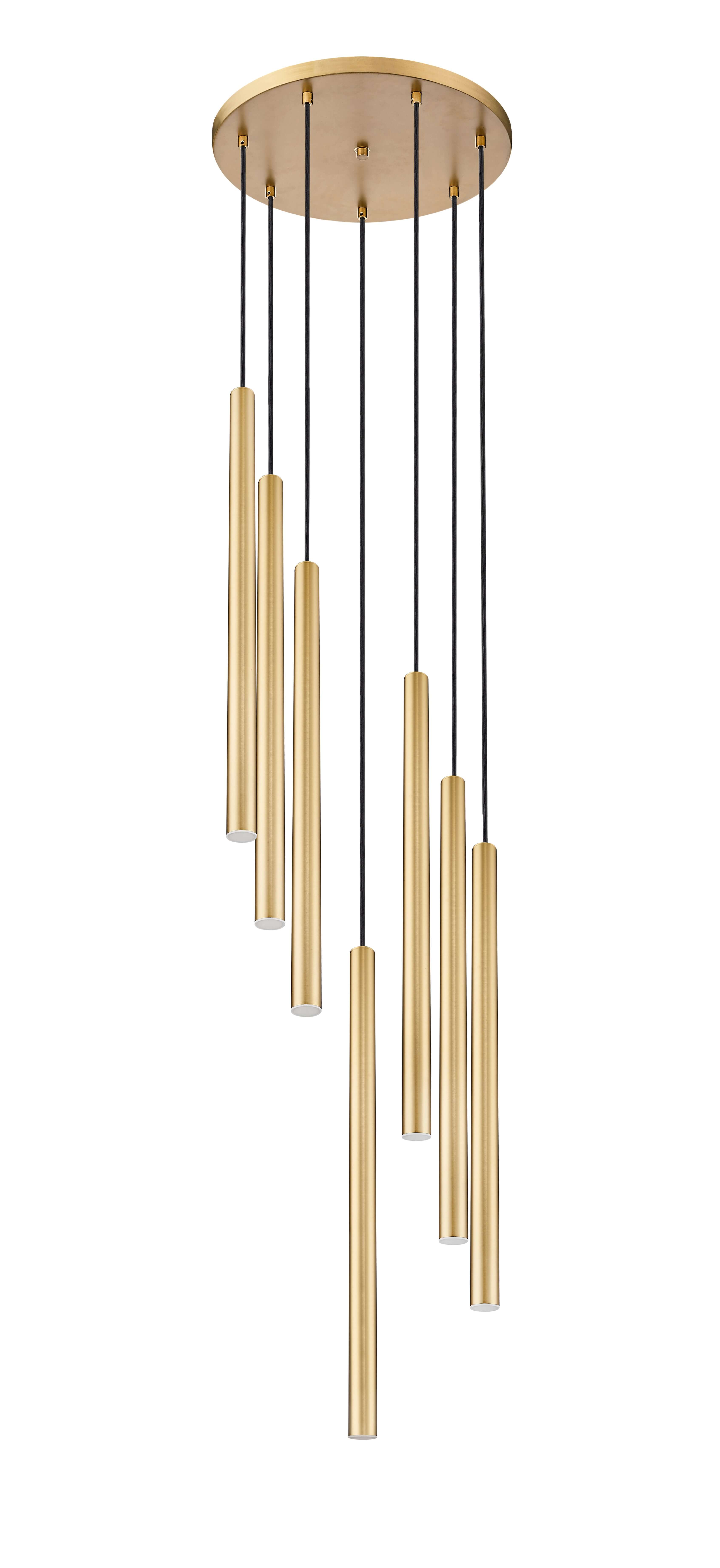 Forest LED 7 Light Chandelier Modern Gold