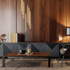 Forest LED 7 Light Chandelier Modern Gold