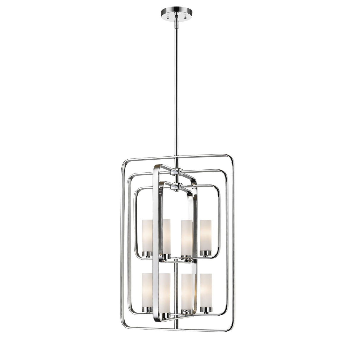 Aideen 8 Light Chandelier Chrome