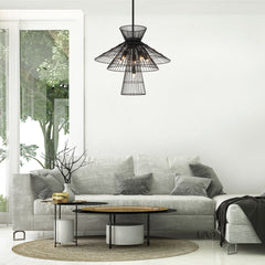 Alito 6 Light Chandelier Matte Black