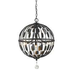 Almet 5 Light Chandelier Bronze