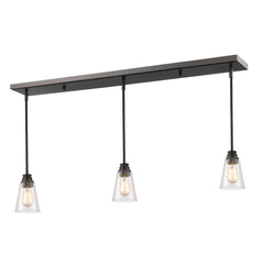 Annora 3 Light Linear Chandelier Olde Bronze
