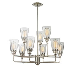 Annora 9 Light Chandelier Brushed Nickel