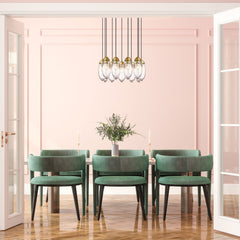 Arden 11 Light Chandelier Rubbed Brass