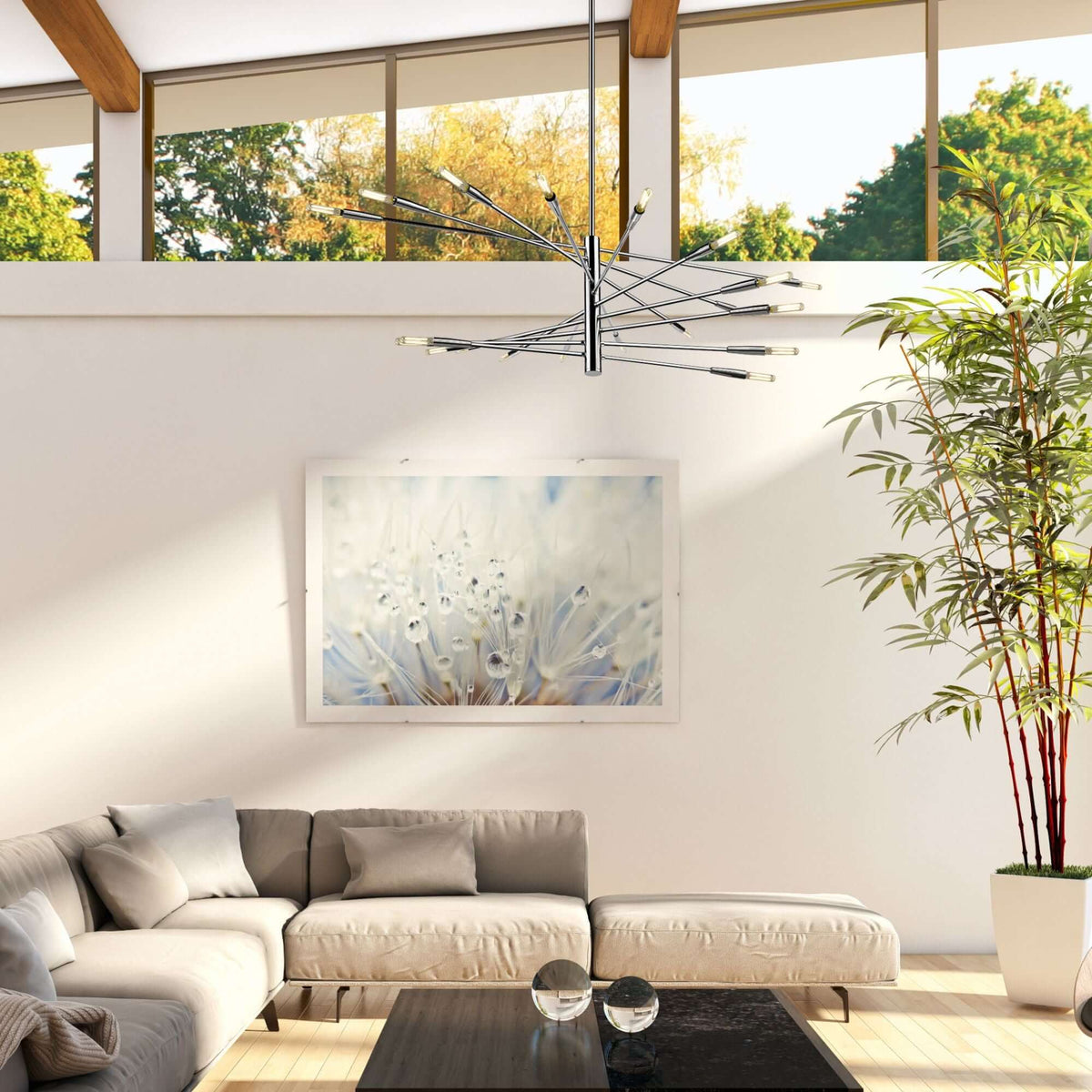 Ascension 20 Light Chandelier Chrome