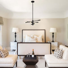 Ascension 8 Light Chandelier Matte Black