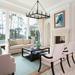 Barclay 12 Light Chandelier Matte Black