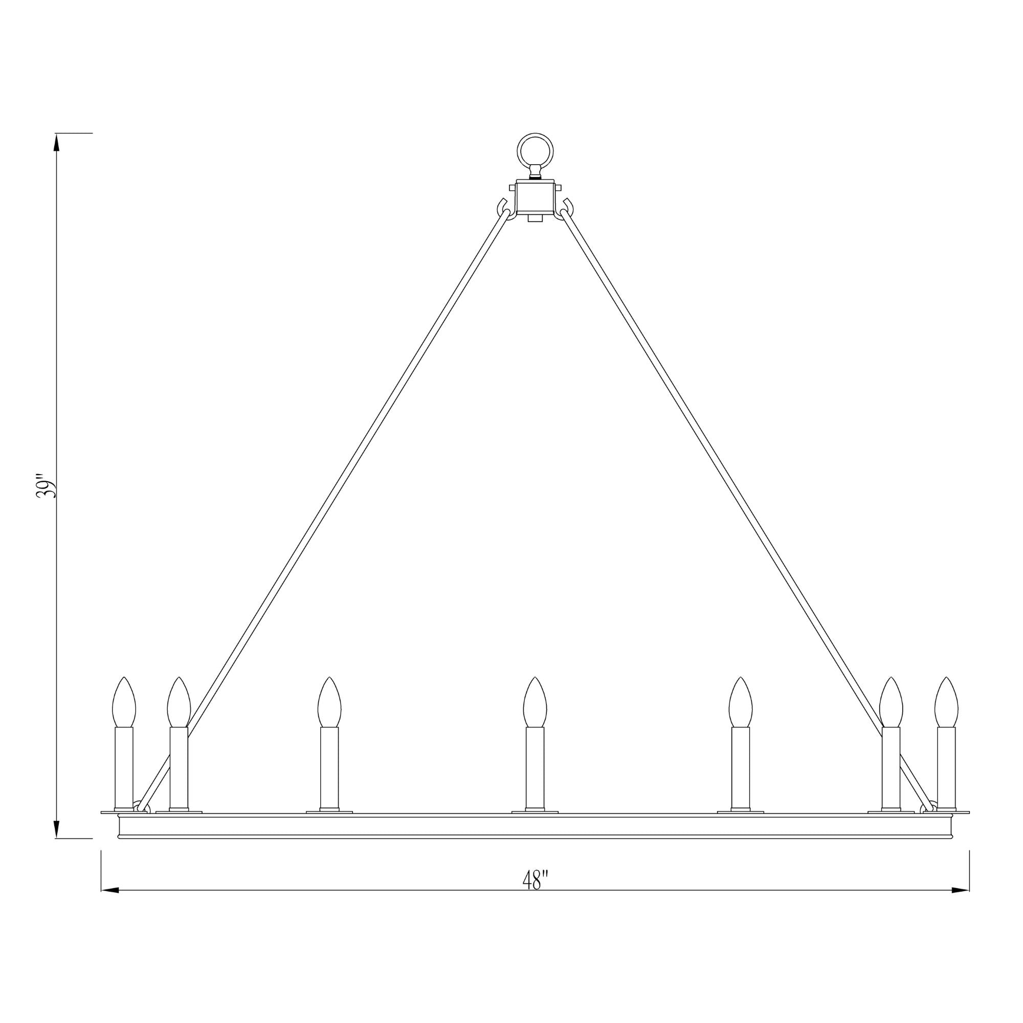 Barclay 12 Light Chandelier Polished Nickel