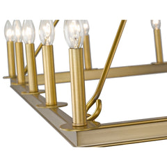 Barclay 16 Light Chandelier Olde Brass