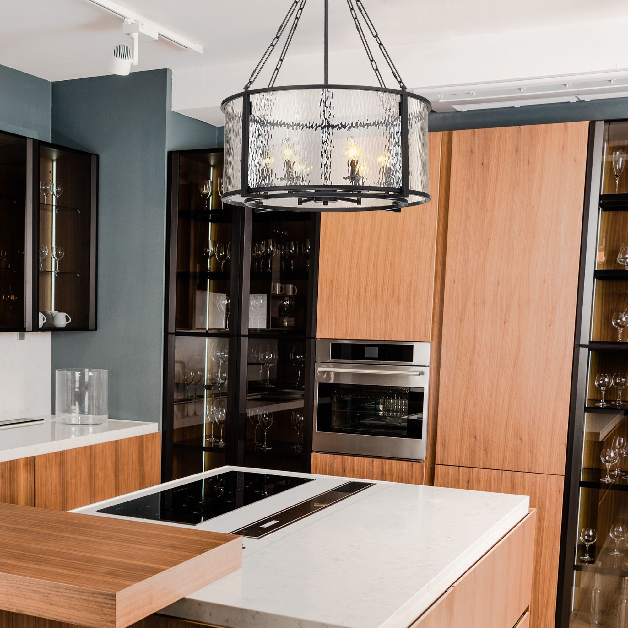 Barrington 6 Light Chandelier Matte Black