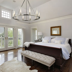 Beau 10 Light Chandelier Polished Nickel