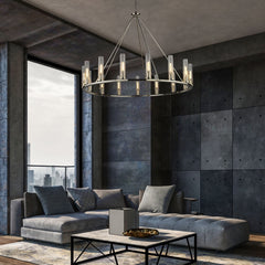 Beau 15 Light Chandelier Polished Nickel