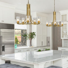 Beckett 5 Light Chandelier Olde Brass