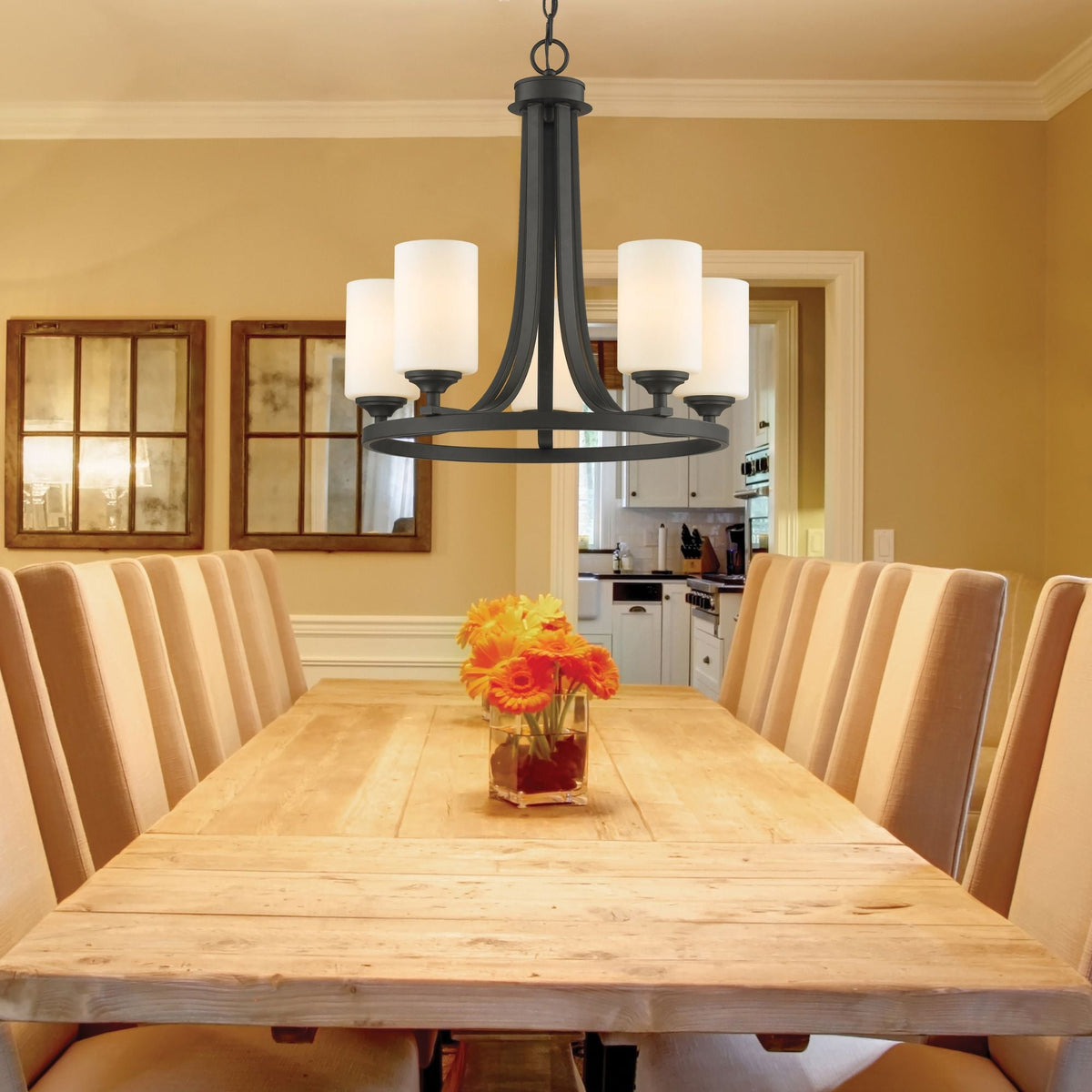 Bordeaux 5 Light Chandelier Bronze
