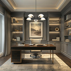 Breton 5 Light Chandelier Matte Black