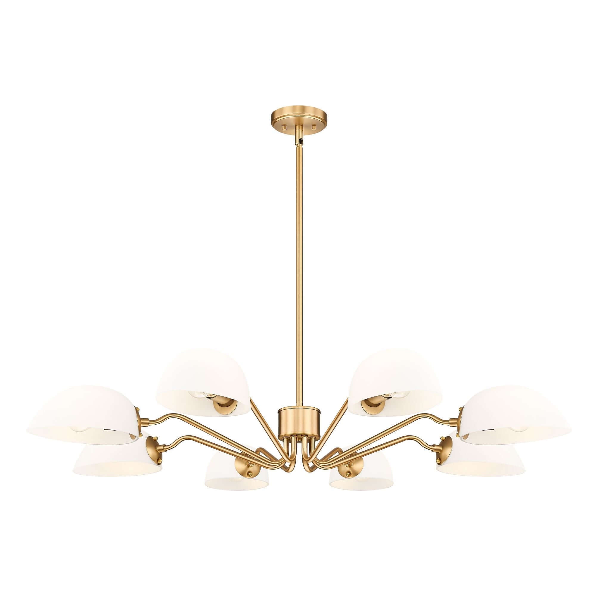 Breton 8 Light Chandelier Modern Gold