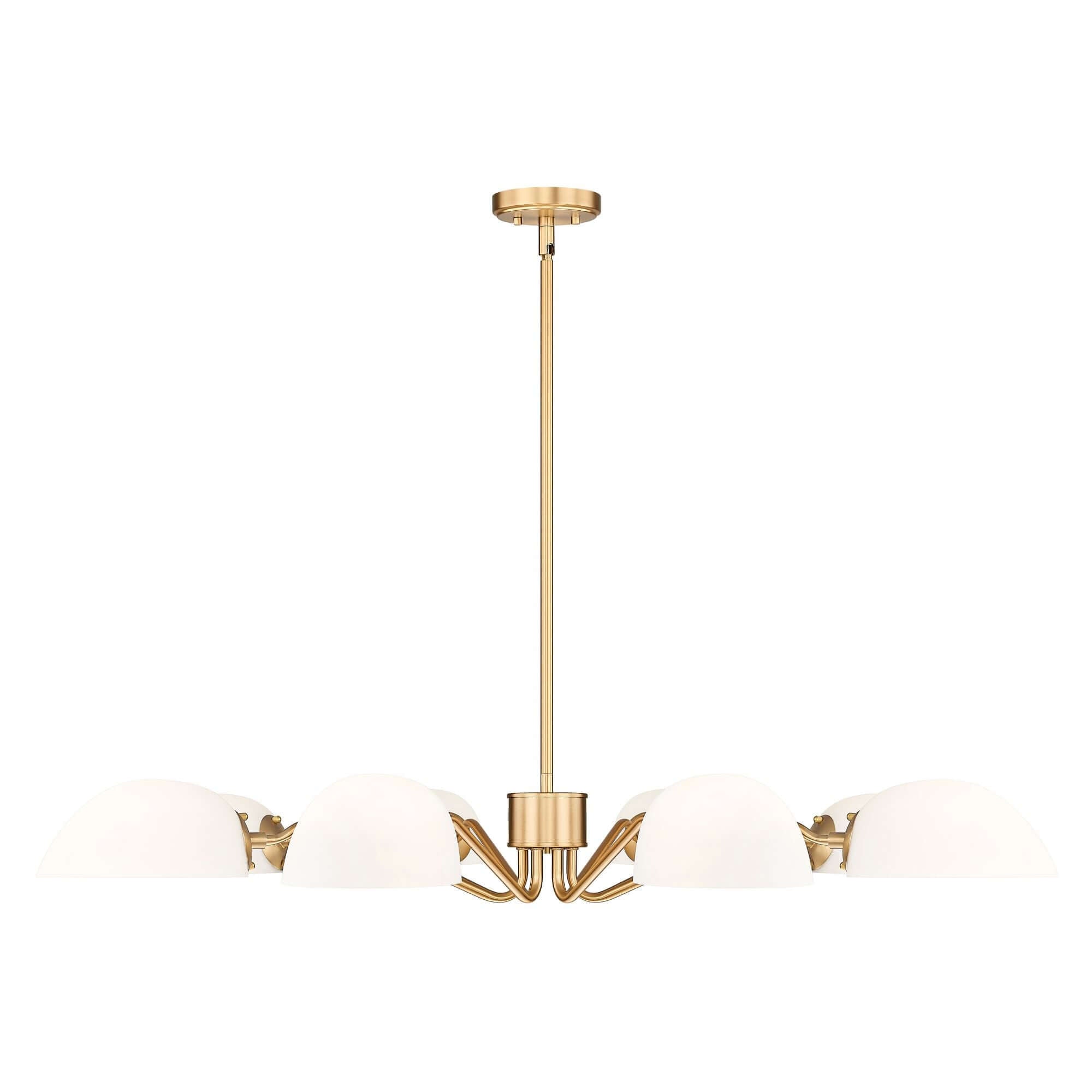Breton 8 Light Chandelier Modern Gold