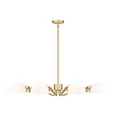 Breton 8 Light Chandelier Modern Gold