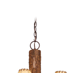 Lodge 6-Light Antler Chandelier