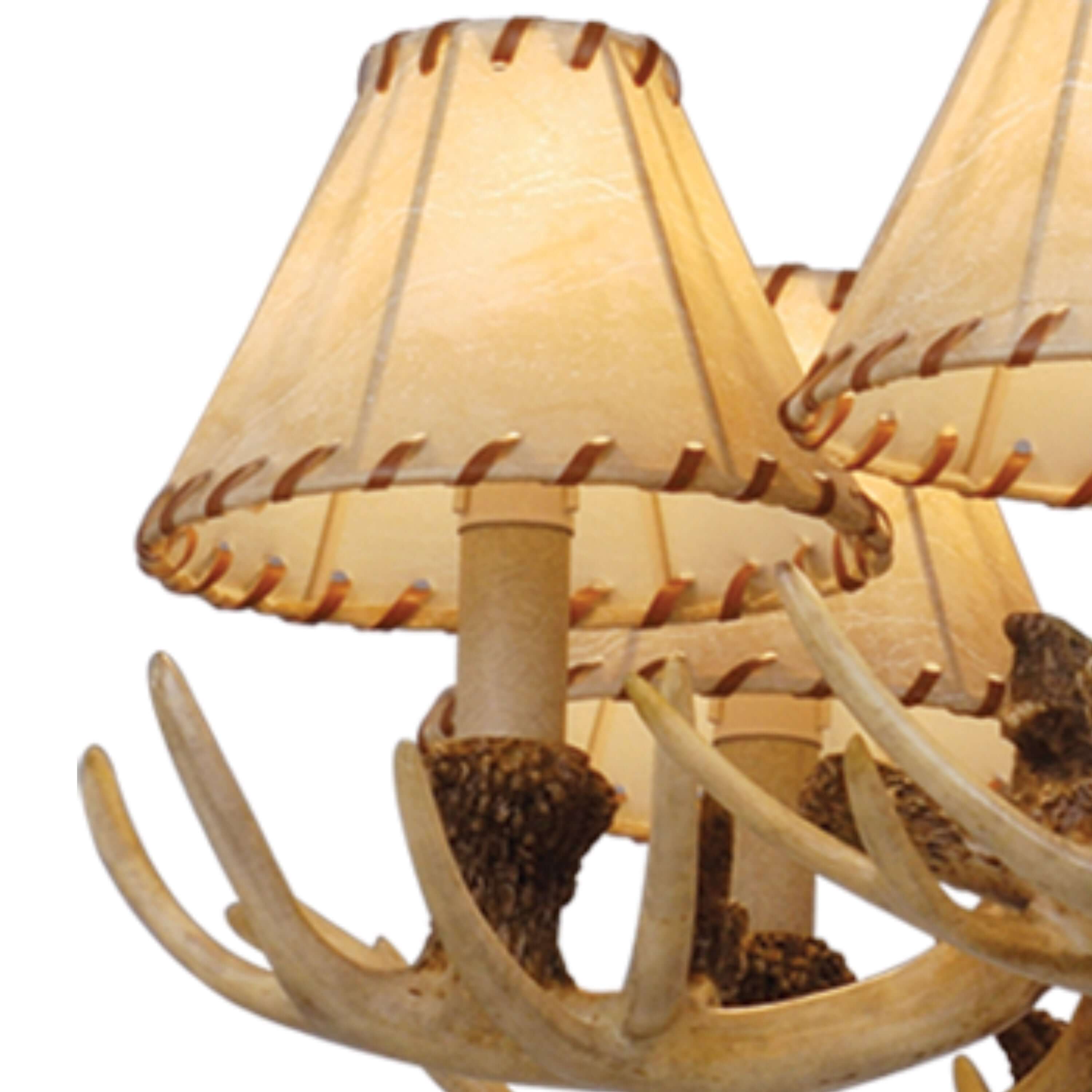 Lodge 6-Light Antler Chandelier