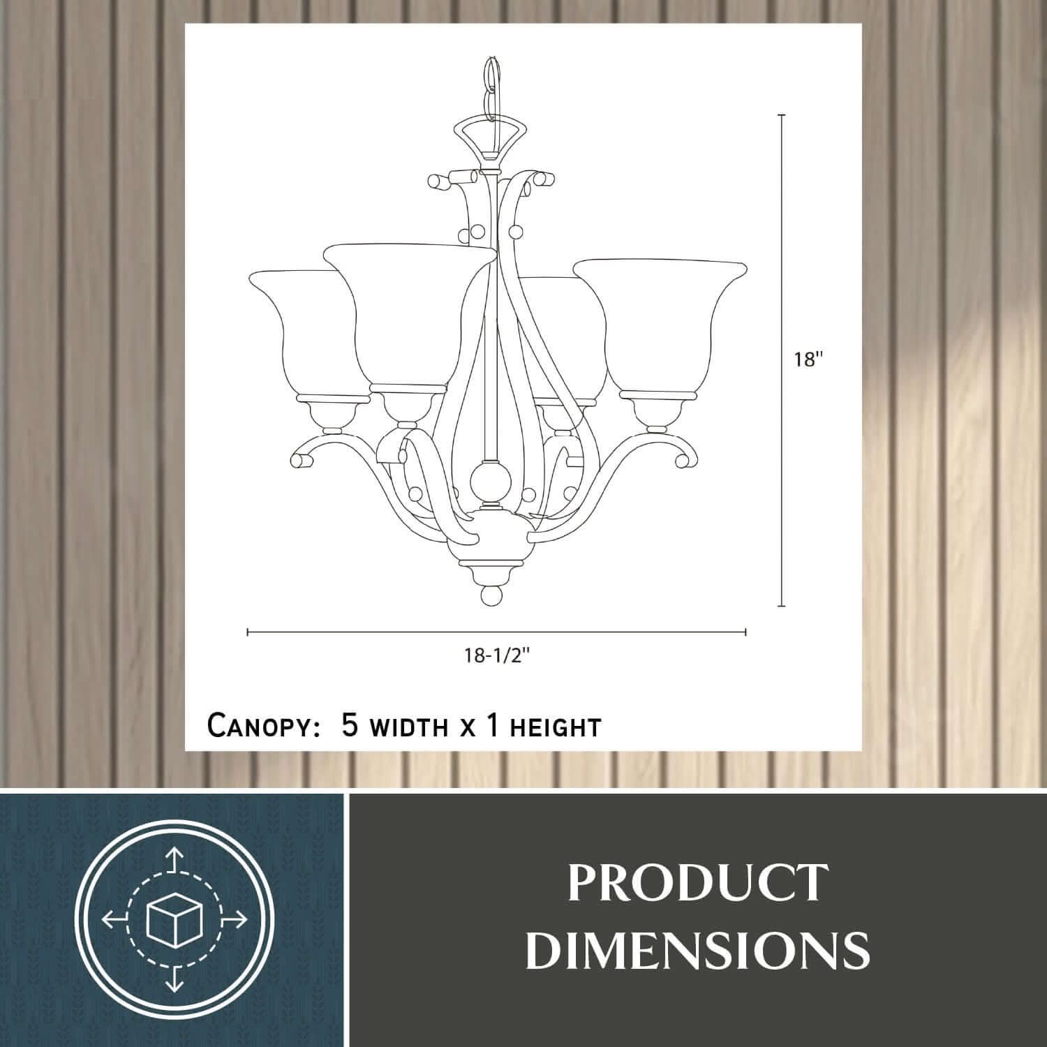 Monrovia 4-Light Mini Chandelier
